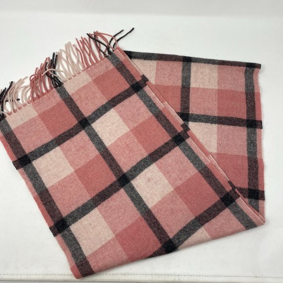 Phenix cashmere 100% Cashmere Plaid Scarf! - Picture 2 of 7
